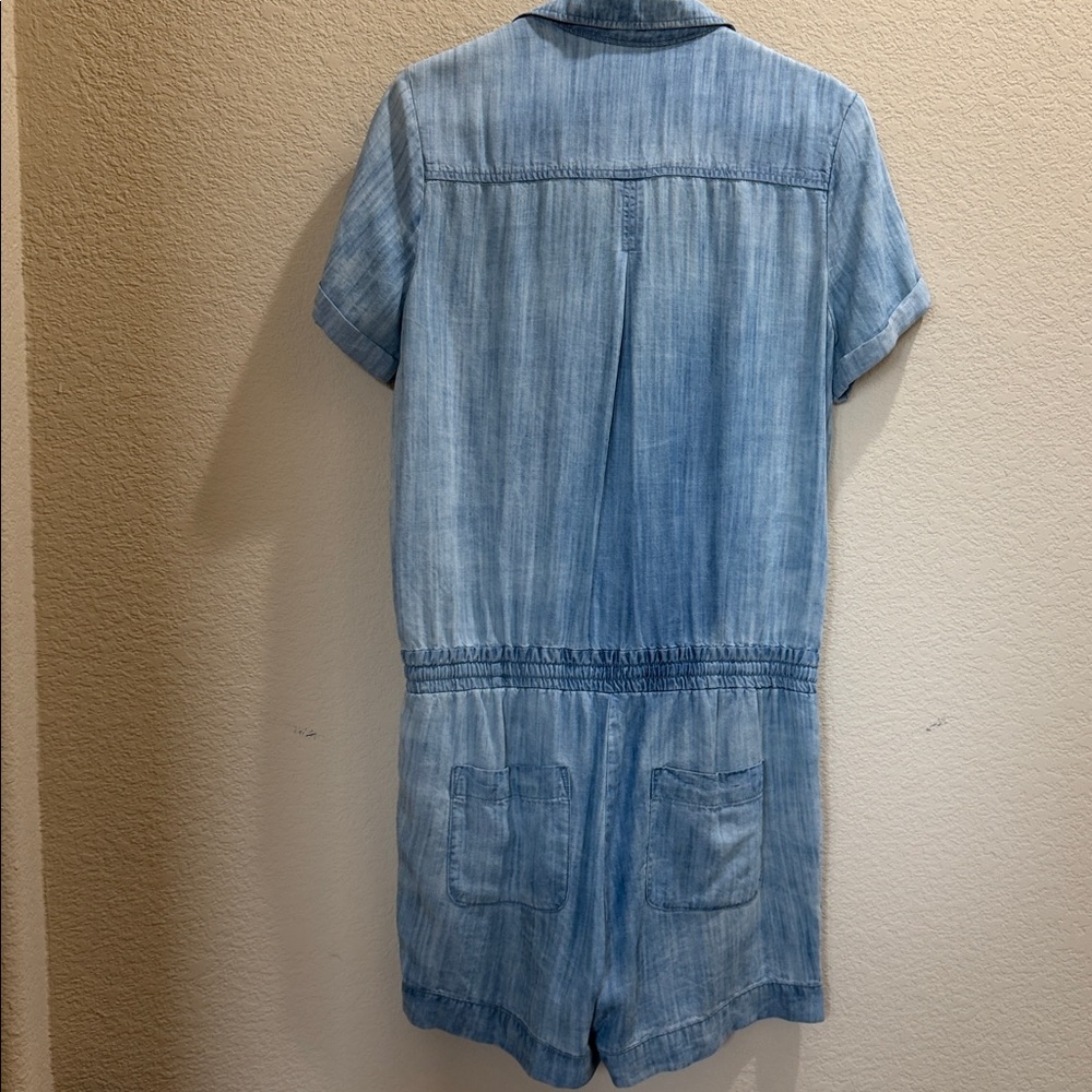 Cloth & Stone chambray denim romper size medium worn once ANTHRO - Picture 5 of 5